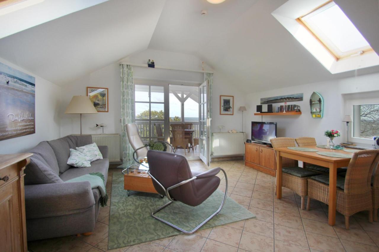 Aparthotel Ostsee Fewo 36 Balkon, Meerblick, Strand 宾茨 外观 照片